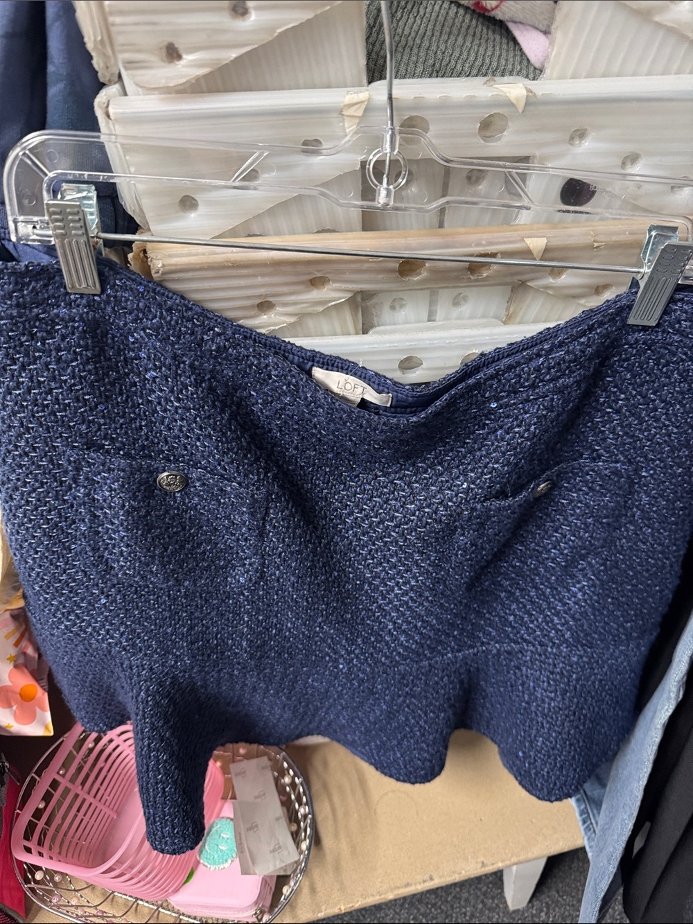 Loft tweed skirt 14 // 092669